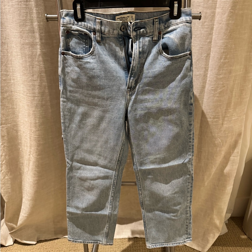 Abercrombie & Fitch Ankle Straight Ultra High Rise Jeans 27 / 4xs